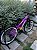 BICICLETA MTB FREERIDE ARO (26) VIKINGX TUFF 25 CAMBIO 21 VELOCIDADES FREIO DISC MECÂNICO COR ROXO/AMARELO - Imagem 5