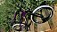 BICICLETA MTB FREERIDE ARO (26) ABSOLUTE BRUTUS PRO S/MARCHA FREIO DISC HIDRÁULICO SHIMANO TRASEIRO MT200 COR ROXO/BCO - Imagem 3