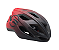 CAPACETE ADULTO PRETO/VERMELHO ELLEVEN PREMIUM INMOLD RACE C/ LED TAMANHO G 55-62 - Imagem 1