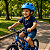 CAPACETE INFANTIL AZUL FOSCO PTK S/ LED COM APOIO DE NUCA TAMANHO P (48 - 55) - Imagem 1