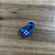 PAR TAMPA DE VALVULA ALUMINIO AZUL CURTA - Imagem 2