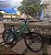BICICLETA MTB FREERIDE ARO (26) VIKINGX TUFF X-30 CAMBIO 21 VELOCIDADES FREIO DISC MECÂNICO COR  AZUL/ AMARELO - Imagem 5