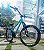 BICICLETA MTB FREERIDE ARO (26) VIKINGX TUFF X-30 CAMBIO 21 VELOCIDADES FREIO DISC MECÂNICO COR  AZUL/ AMARELO - Imagem 2