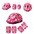 CAPACETE KIT INFANTIL PRINCESA + JOELHEIRA COTOVELEIRA TAMANHO M ABSOLUTE - Imagem 1