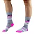 MEIA MARCIO MAY CINZA FAIXAS BRANCA/ROSA FLUOR COR DOVE GRAY - Imagem 3