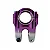 SUPORTE MESA DE GUIDÃO MTB ELLEVEN ROXO/PRATA 35MM X 31.8MM ALUMINIO - Imagem 3