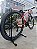 BICICLETA MTB ARO (29) CALOI SUPRA ALUMINIO 21V IMPORTADO FREIO DISC MECÂNICO QUADRO 15 (P) VERMELHA - Imagem 5