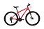 BICICLETA MTB ARO (29) CALOI SUPRA ALUMINIO 21V IMPORTADO FREIO DISC MECÂNICO QUADRO 15 (P) VERMELHA - Imagem 2