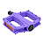 PEDAL ROYAL CICLO ROXO MODELO 9/16 ESFERA COM REFLETOR “EIXO GROSSO” - Imagem 2