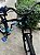 BICICLETA MTB FREERIDE ARO (26) VIKINGX TUFF 25 KIT 1X7 (7 VELOCIDADES) FREIO DISC MECÂNICO COR PRETO/AZUL - Imagem 3