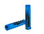 PAR DE MANOPLA PUNHO BIKE BMX 165MM PRO-X AZUL BORRACHA - Imagem 1