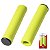 PAR DE MANOPLA PUNHO BIKE MTB ABSOLUTE AMARELO NEON SILICONE - Imagem 1