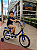 BICICLETA ARO (16) MASCULINA TIPO MONARETA S/MARCHA AZUL/AMARELA - Imagem 1