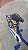 BICICLETA ARO (16) MASCULINA TIPO MONARETA S/MARCHA AZUL/AMARELA - Imagem 6