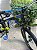 BICICLETA MTB FREERIDE ARO (26) VIKINGX TUFF 25 KIT 1X8 (8 VELOCIDADES) FREIO DISC MECÂNICO COR PRETO/AZUL/NEON - Imagem 6