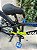 BICICLETA MTB FREERIDE ARO (26) VIKINGX TUFF 25 KIT 1X8 (8 VELOCIDADES) FREIO DISC MECÂNICO COR PRETO/AZUL/NEON - Imagem 3