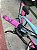 BICICLETA MTB FREERIDE ARO (26) ABSOLUTE BRUTUS 8V KIT VELOFORCE 8V FREIO DISC HIDRÁULICO COR AZUL/BRANCO/ROSA - Imagem 7
