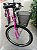 BICICLETA ARO (26) FEMININA COR PINK C/MARCHA 18V MARCA MILANO AUTUNM REBAIXADO - Imagem 9