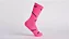 MEIA SPECIALIZED SUPACAZ SUPASOX TWISTED SOCK ROSA/PRETO - Imagem 1