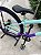 BICICLETA MTB ARO (29) TRACK 7 VELOCIDADES (1X7) FREIO DISC MECÂNICO TAMANHO 15 (P) MENTA/ROXO EM AÇO CARBONO - Imagem 5