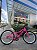 BICICLETA ARO (24) FEMININA COR ROSA S/ MARCHA FREIOS V-BRAKE GTI ATENA - Imagem 1