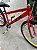 BICICLETA ARO (24) MASCULINA COR VERMELHA S/ MARCHA FREIOS V-BRAKE GTI THOR - Imagem 7