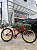 BICICLETA ARO (24) MASCULINA COR VERMELHA S/ MARCHA FREIOS V-BRAKE GTI THOR - Imagem 1