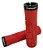 PAR DE MANOPLA PUNHO BIKE MTB ELLEVEN VERMELHO BORRACHA COM TRAVA - Imagem 4
