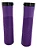 PAR DE MANOPLA PUNHO BIKE MTB ELLEVEN ROXO BORRACHA COM TRAVA - Imagem 2