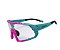 OCULOS CICLISMO FOTOCROMÁTICO BICOLOR ROSA/VERDE - Imagem 2