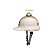 CAPACETE  INFANTIL CHAPEUZINHO ELLEVEN BEGE S/LED TAMANHO ÚNICO - Imagem 2