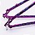 QUADRO ARO (26) HUPI NAJA ROXO GANCHEIRA VERTICAL - Imagem 5