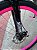 BICICLETA MTB ARO (29) TRACK 7 VELOCIDADES (1X7) FREIO DISC MECÂNICO TAMANHO 15 (P) GRAFITE/PINK EM AÇO CARBONO - Imagem 7