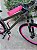 BICICLETA MTB ARO (29) TRACK 7 VELOCIDADES (1X7) FREIO DISC MECÂNICO TAMANHO 15 (P) GRAFITE/PINK EM AÇO CARBONO - Imagem 6