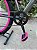 BICICLETA MTB ARO (29) TRACK 7 VELOCIDADES (1X7) FREIO DISC MECÂNICO TAMANHO 15 (P) GRAFITE/PINK EM AÇO CARBONO - Imagem 3