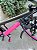 BICICLETA MTB ARO (29) TRACK 7 VELOCIDADES (1X7) FREIO DISC MECÂNICO TAMANHO 15 (P) GRAFITE/PINK EM AÇO CARBONO - Imagem 8