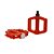 PEDAL INFANTIL PLAT NYLON 1/2 VERM SEM ESFERA - Imagem 2