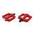 PEDAL INFANTIL PLAT NYLON 1/2 VERM SEM ESFERA - Imagem 1