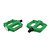 PEDAL INFANTIL PLAT NYLON 1/2 VERDE SEM ESFERA - Imagem 1