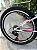 BICICLETA ARO (24) FEMININA CALOI CECI 18 VELOCIDADES FREIO V-BRAKE COM CESTA COR BRANCO/ROSA - Imagem 10