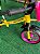 BICICLETA  ARO (12) FEMININA  BALANCE (EQUILIBRIO) BIKE NATHOR AMARELA/ROSA - Imagem 2