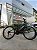 BICICLETA ARO (24) MASCULINA CALOI MAX  21 VELOCIDADES FREIOS V-BRAKE COR PRETO/AZUL/VERMELHO - Imagem 1