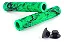 PAR DE MANOPLA PUNHO BIKE BMX BORRACHA VELOOH 165MM VERDE/PRETO - Imagem 3