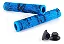 PAR DE MANOPLA PUNHO BIKE BMX BORRACHA VELOOH 165MM AZUL/PRETO - Imagem 1