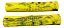 PAR DE MANOPLA PUNHO BIKE BMX BORRACHA VELOOH 165MM AMARELO/PRETO - Imagem 2