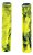 PAR DE MANOPLA PUNHO BIKE BMX BORRACHA VELOOH 165MM AMARELO/PRETO - Imagem 3