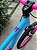 BICICLETA MTB FREERIDE ARO (26) VIKINGX TUFF-38 KIT SINGLE S/MARCHA FREIO DISC HIDRÁULICO TRASEIRO SHIMANO COR AZUL/ROSA - Imagem 14