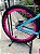 BICICLETA MTB FREERIDE ARO (26) VIKINGX TUFF-38 KIT SINGLE S/MARCHA FREIO DISC HIDRÁULICO TRASEIRO SHIMANO COR AZUL/ROSA - Imagem 2