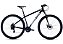 BICICLETA MTB ARO (29) HOUSTON KAMP CÂMBIO SHIMANO 21VELOCIDADES (3X7) FREIO DISC MECÂNICO TAMANHO 19 (G) PRETA/CINZA - Imagem 2
