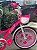 BICICLETA ARO (20) FEMININA COR ROSA S/MARCHA MARCA PRO-X CISSY - Imagem 4